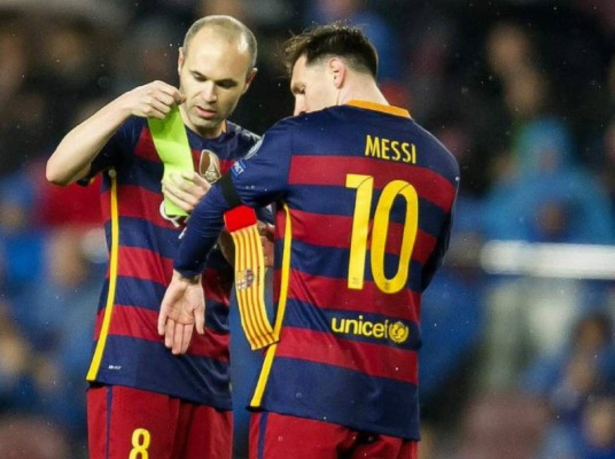 Messi será el capitán ante la partida de Iniesta