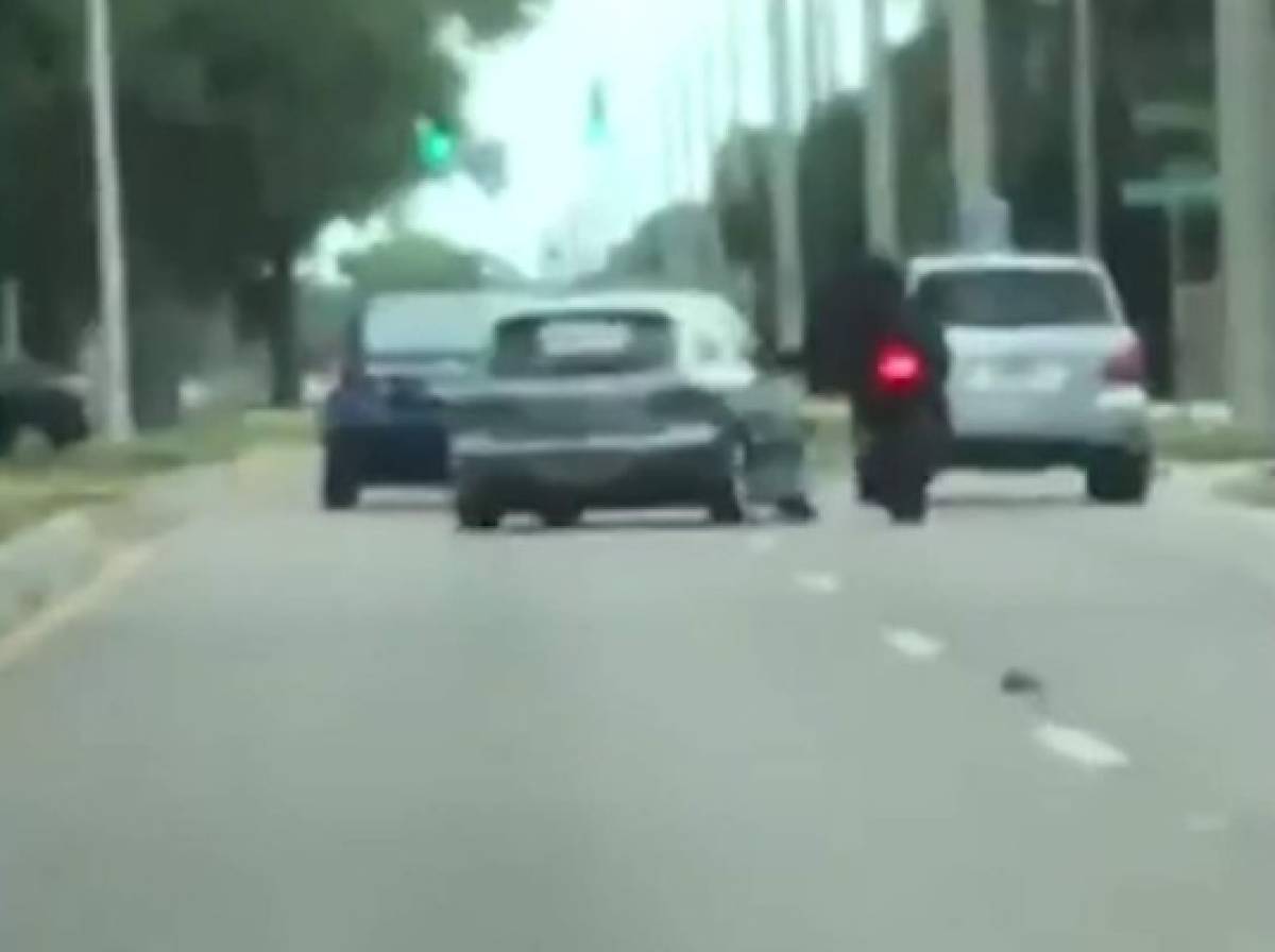 La víctima iba discutiendo con el conductor del vehículo cuando ocurrió el suceso.