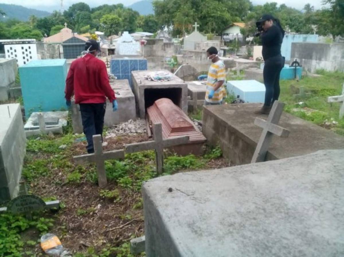 Honduras: Exhuman restos de mujer asesinada por vender agua a policías en Choloma