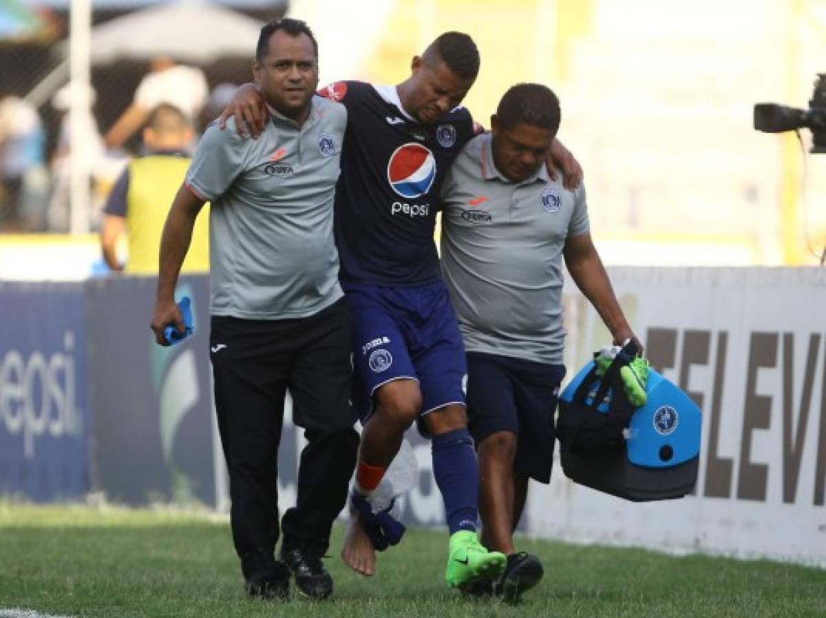 Marco Tulio Vega no estará ante Juticalpa y Marathón tras lesionarse en clásico