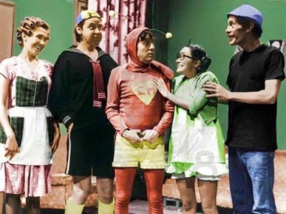 Fotos inéditas de los personajes de El Chavo del Ocho