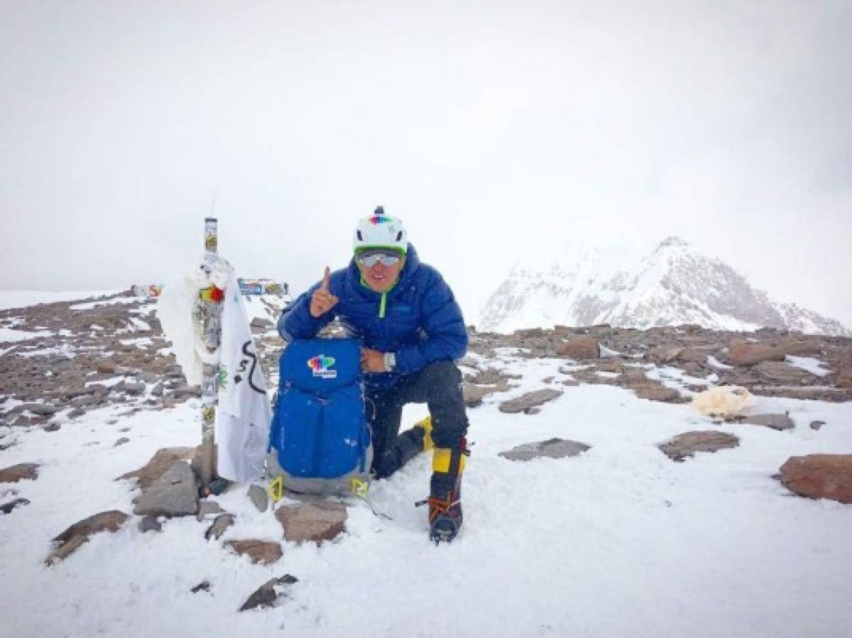 Hondureño Ronald Quintero sueña con llegar a la cima del monte Everest