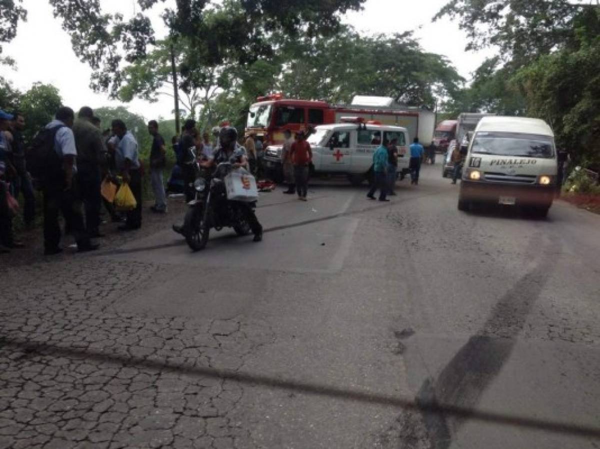 Al menos siete heridos en accidente de tránsito en el occidente de Honduras