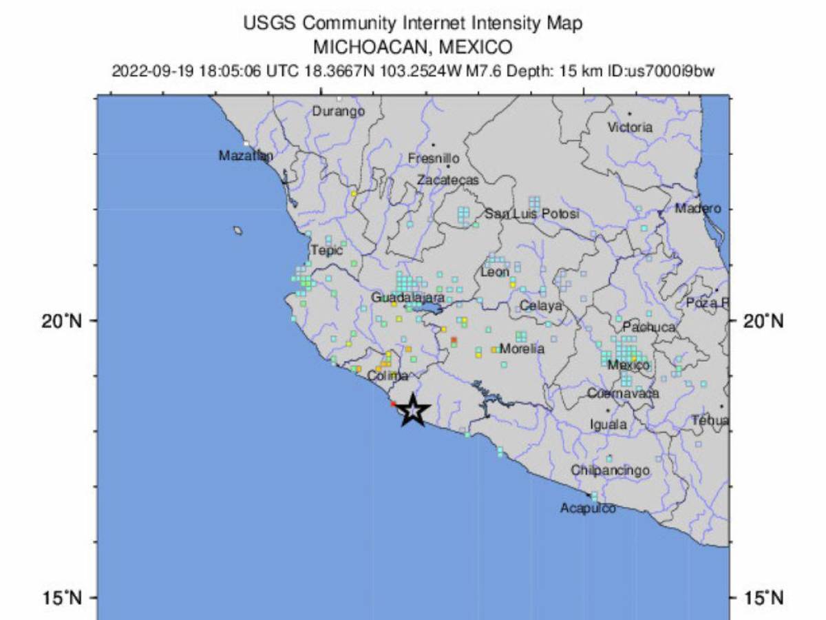 Fuerte sismo de magnitud 7.6 sacude suroeste de México; emiten alerta de tsunami
