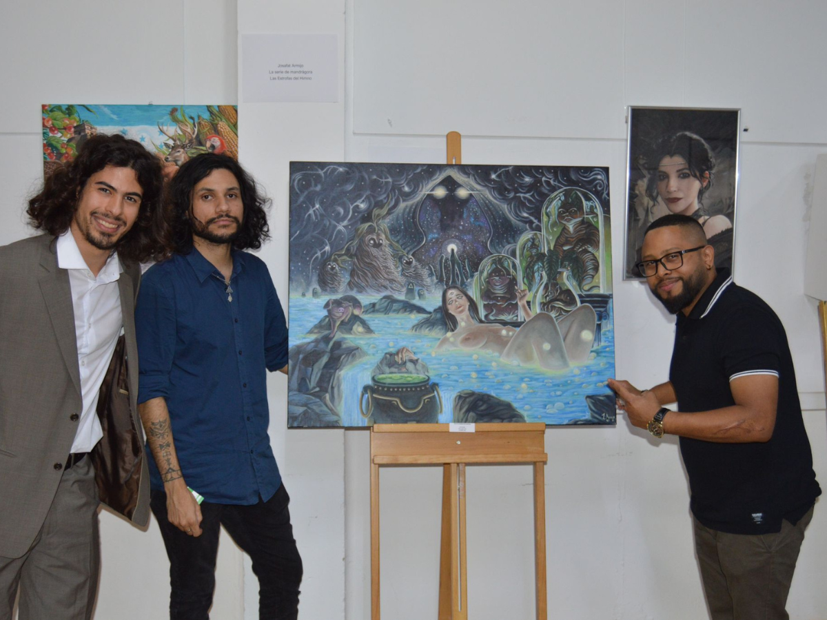 Los hondureños presentaron sus obras de artes en el edificio “La Cepillería” del Centro Oficial de Estudios Superiores Barreira en Valencia.
