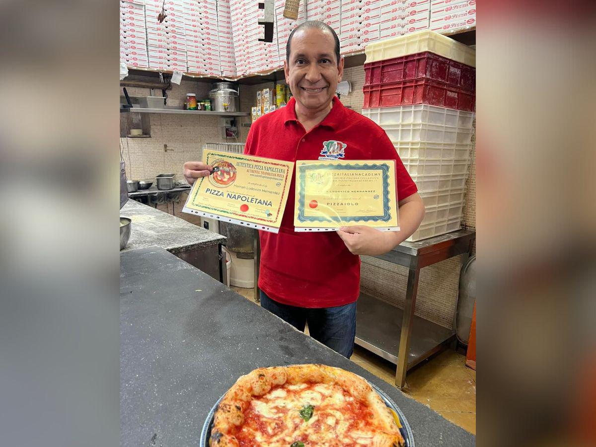 Recientemente, obtuvo una certificación en la Academia Italiana de la Pizza en Nápoles, Italia, especializándose en la elaboración de la Pizza Napolitana.