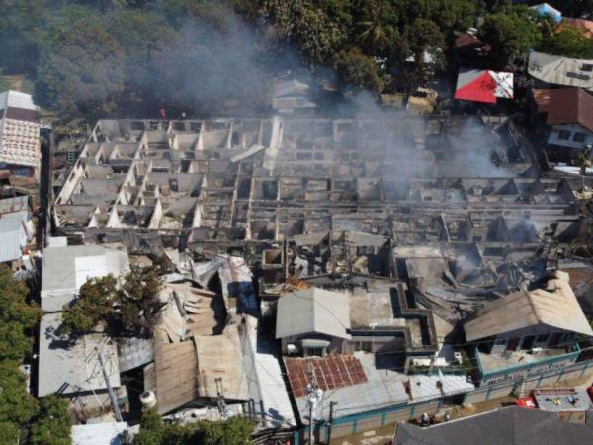 Incendio en hospital de Roatán dejó pérdidas de 14 millones de lempiras