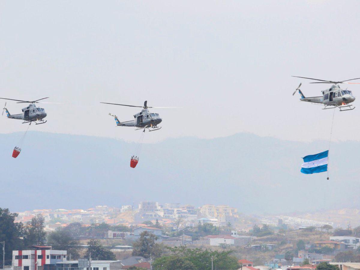 $!Actualmente los helicópteros que utiliza la Fuerza Aérea Hondureña (FAH) son los Bell 412 y el Bolkow.