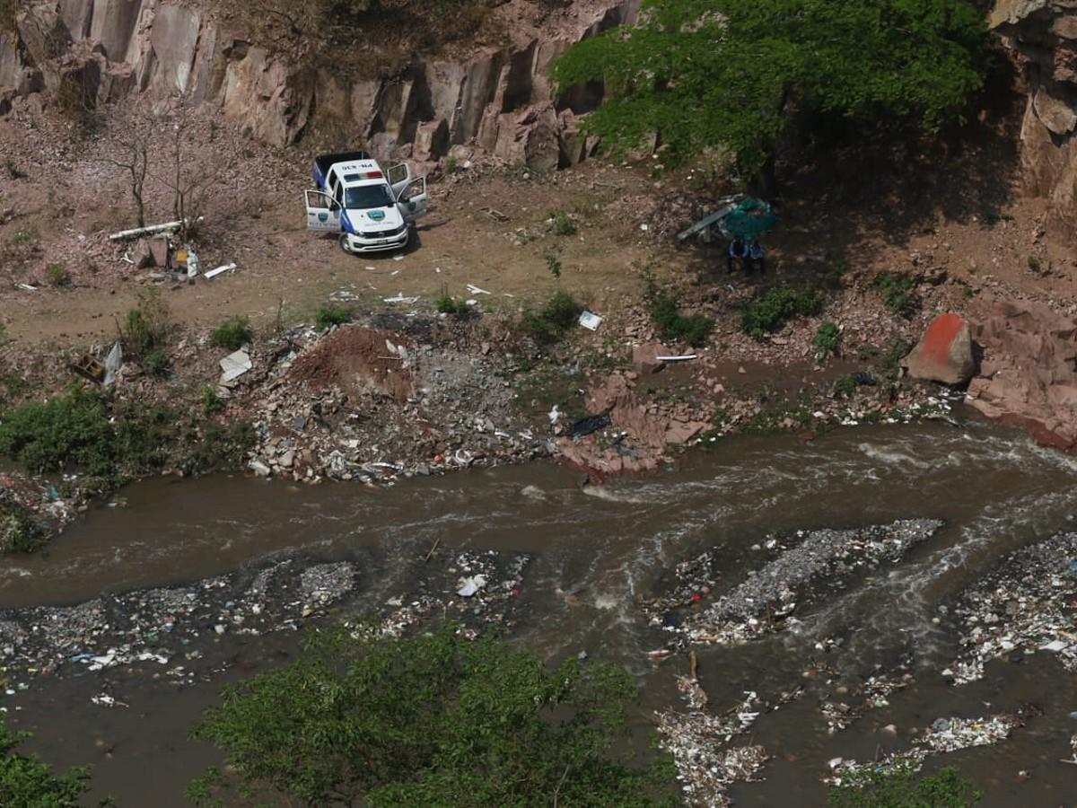 Hallan cadáver de una persona a orillas del Río Choluteca