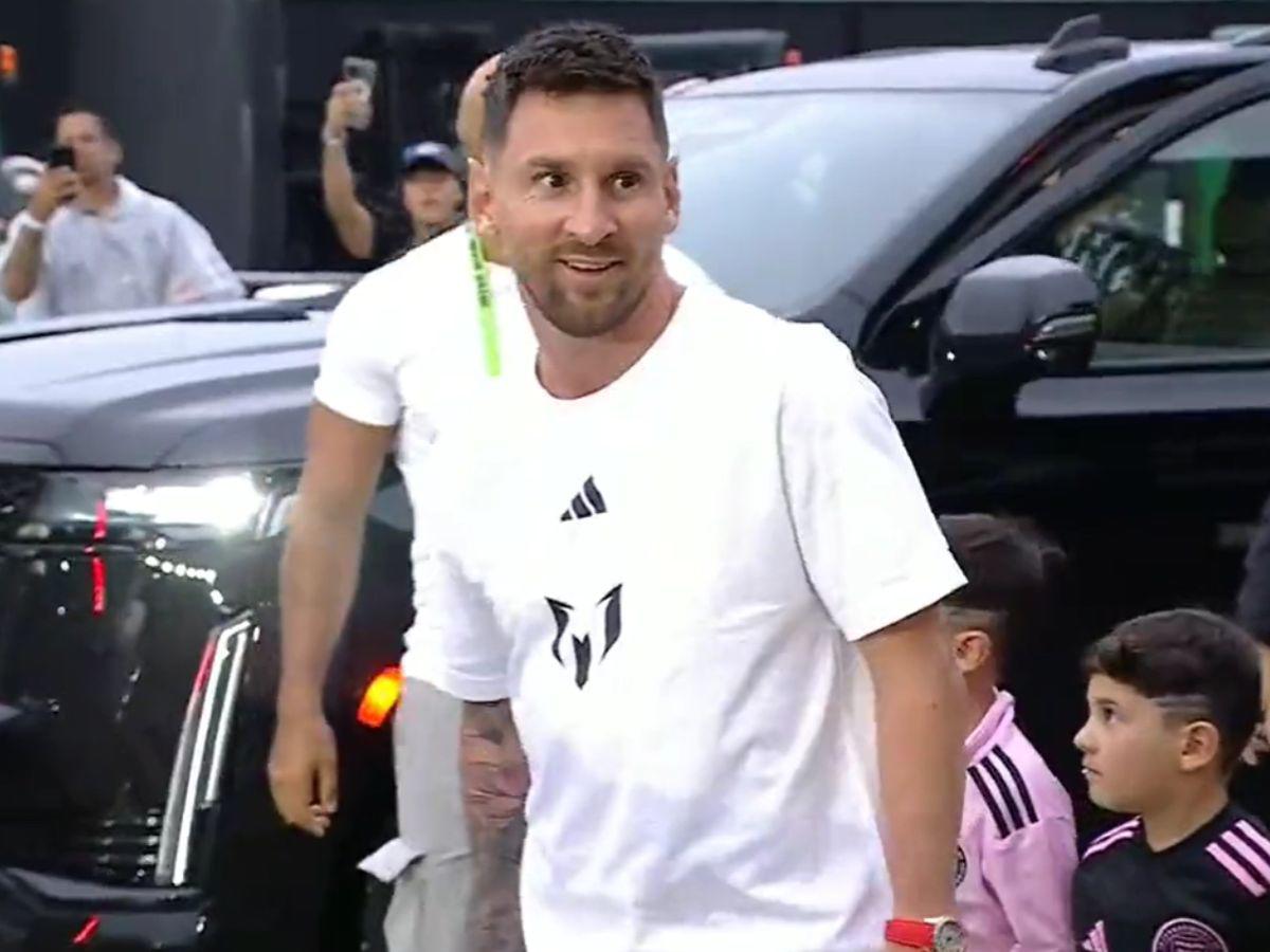 ¿A qué hora será la presentación de Messi?