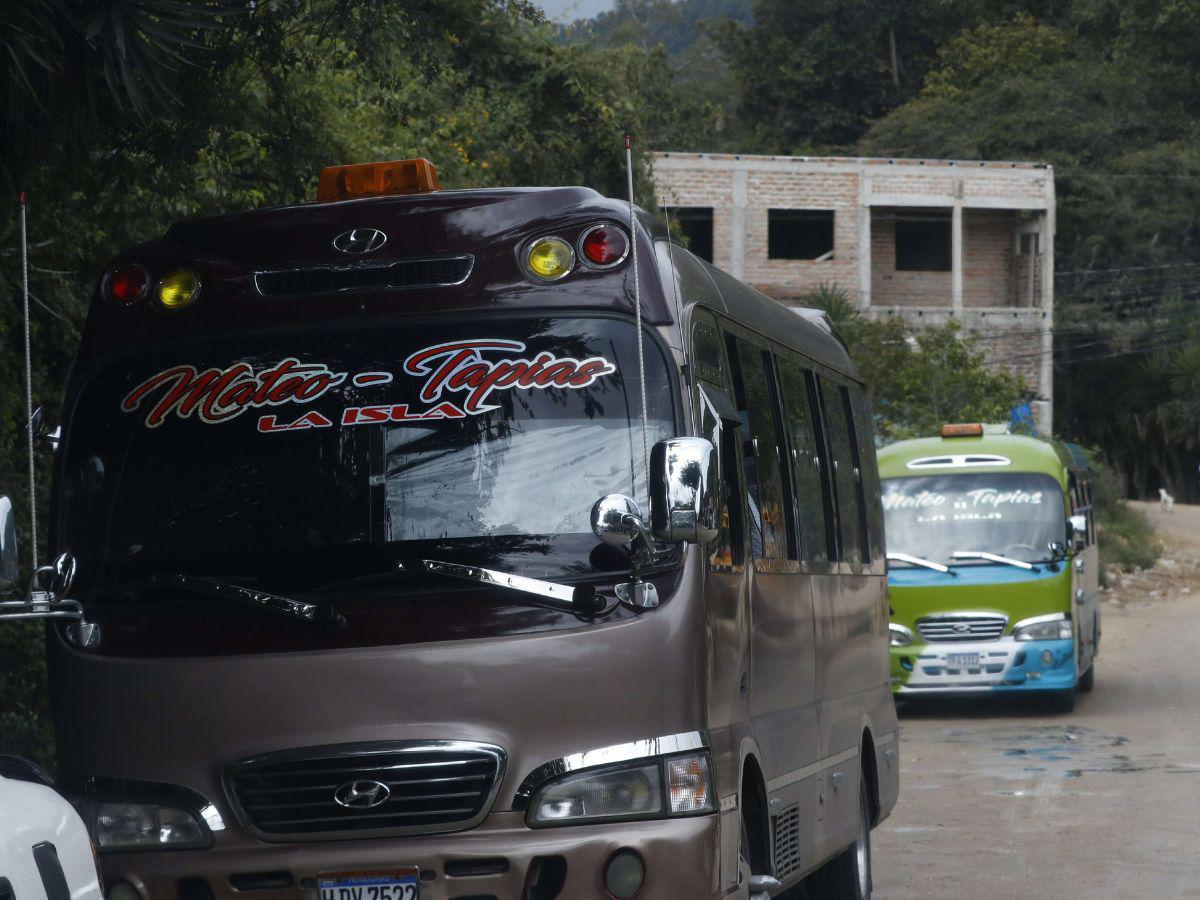 Ruta de buses Tegucigalpa-Mateo deja de circular debido a la extorsión
