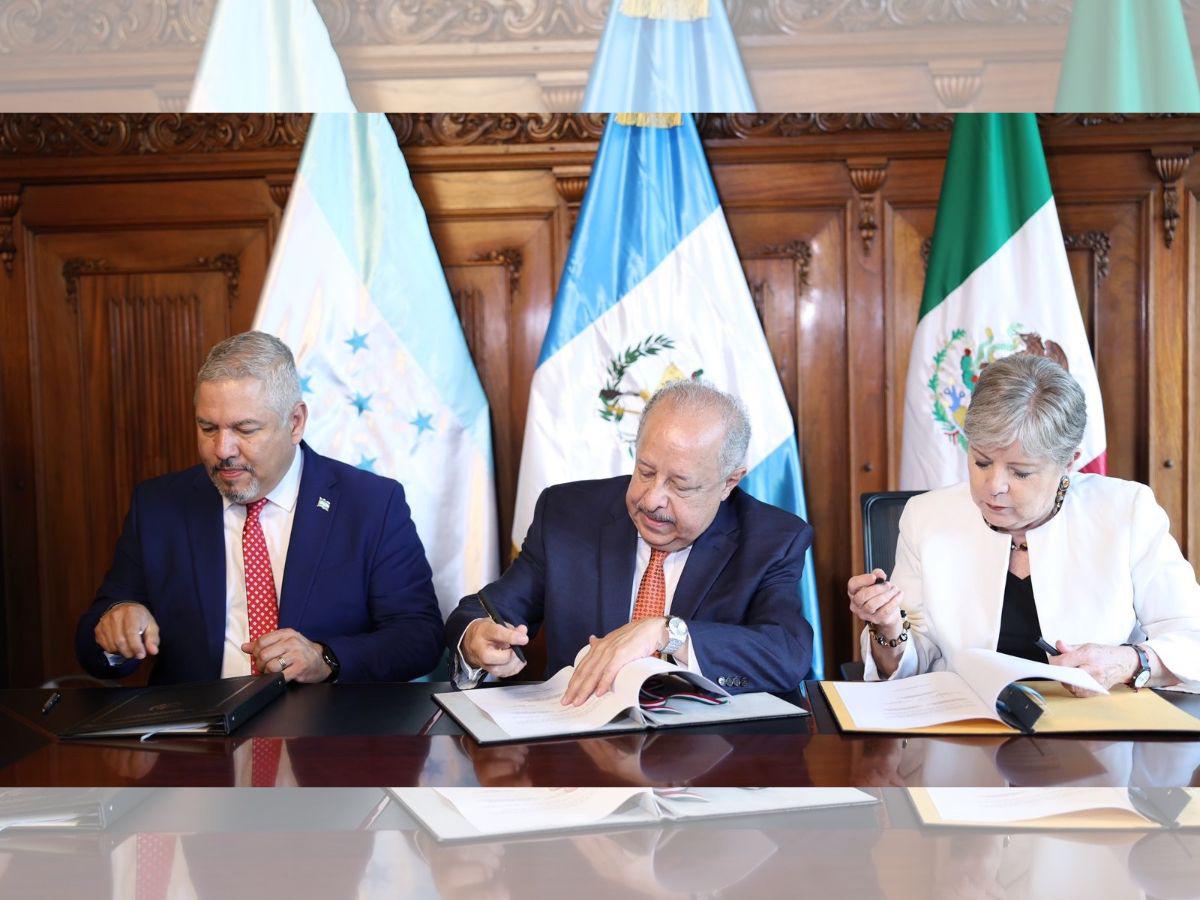 Honduras, Guatemala y México firman acuerdo de colaboración consular