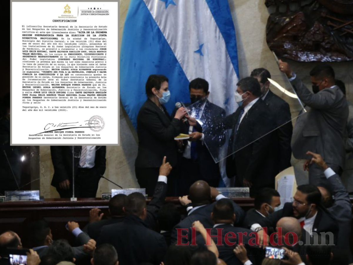 Gobernación certifica junta directiva que encabeza Luis Cálix en el Congreso