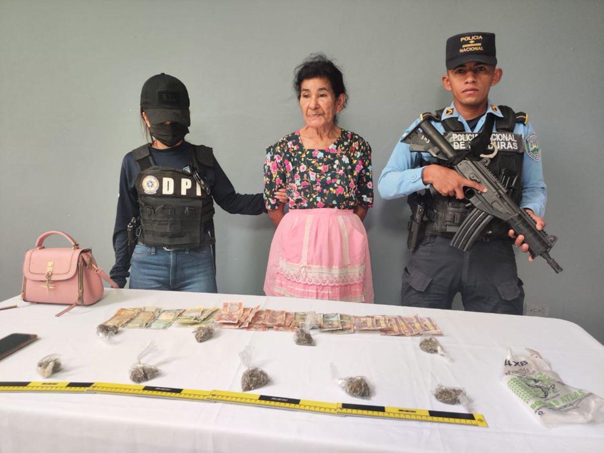 Capturan a “La abue” por distribuir drogas en Copán; es la segunda vez