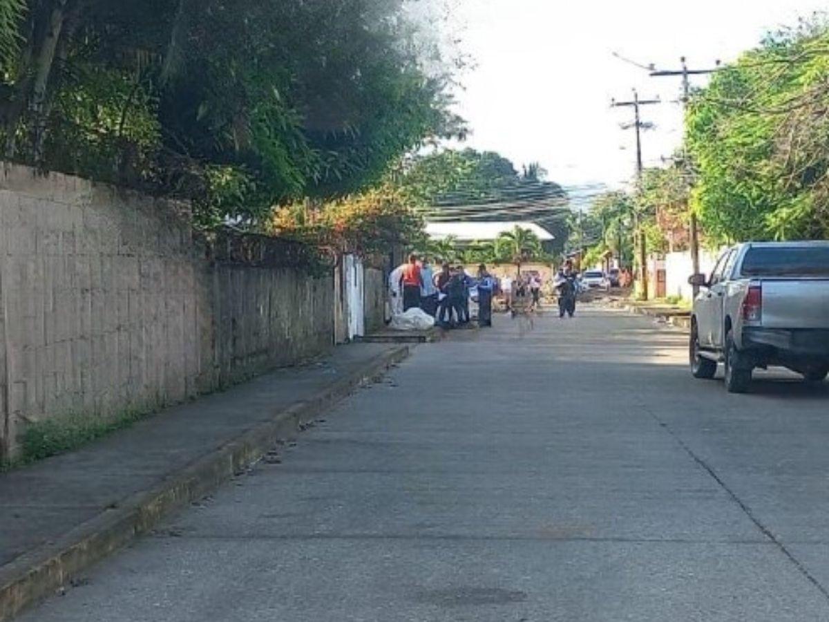 Matan a un hombre en una calle del barrio El Porvenir de Puerto Cortés