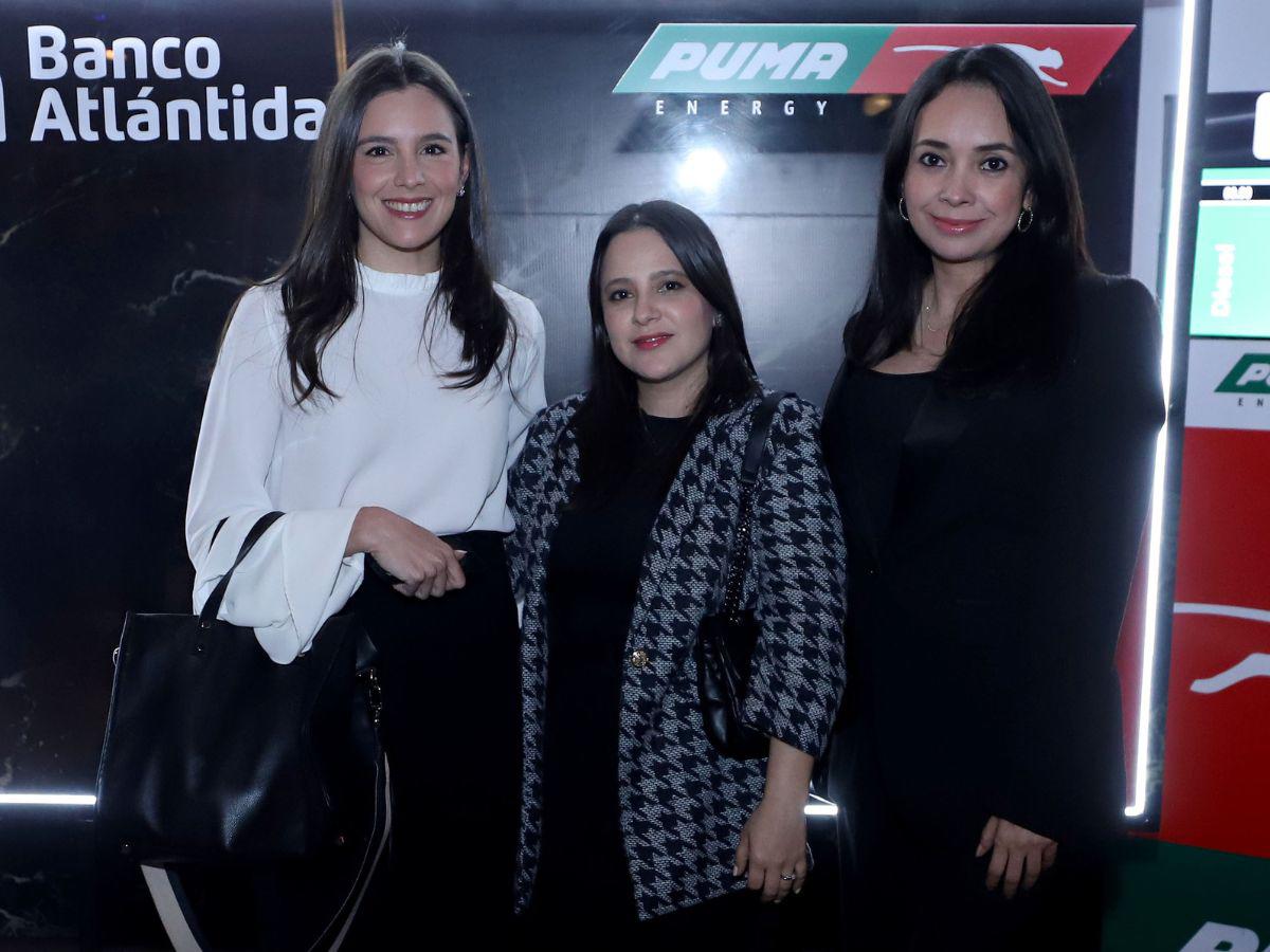 Andrea Pedemonte, Lilly Argeñal y Fany Rodríguez.
