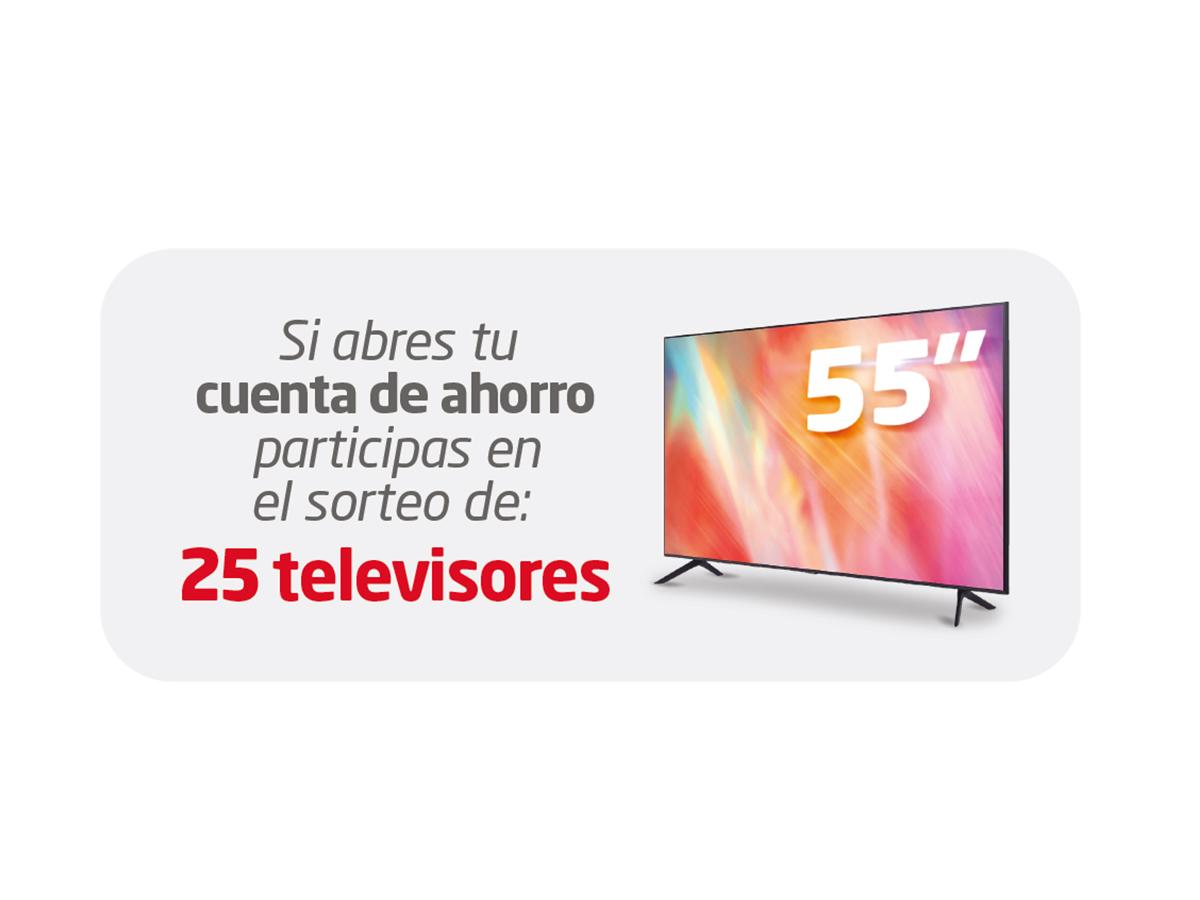<i>Participa en la promoción de remesas de Banco Atlántida y podrías ganar uno de los 25 televisores de 55 pulgadas. </i>