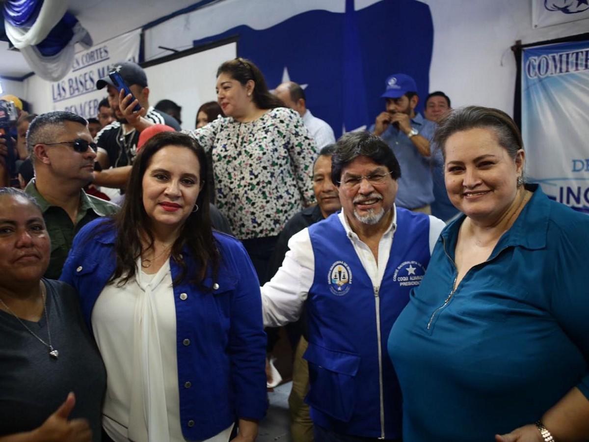 “Sé lo que hay que hacer”: Ana García en casa del Partido Nacional en San Pedro Sula