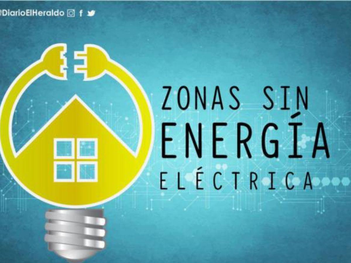 Zonas de Honduras que no tendrán energía eléctrica este miércoles 9 de noviembre