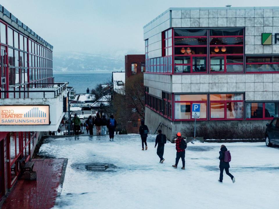 El Centro de Mo i Rana, que intenta consolidarse como la capital verde de Noruega.