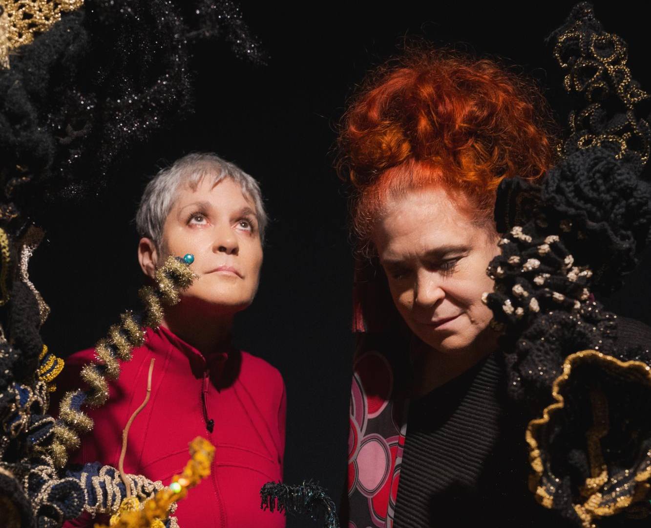 $!Margaret Wertheim (izq.) y su hermana Christine iniciaron el proyecto Arrecife de Coral de Crochet en 2005.
