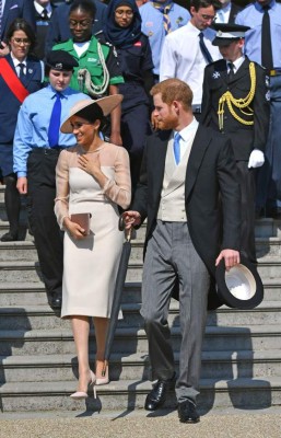 FOTOS: Así lucieron el príncipe Harry y la duquesa Meghan Markle en su primer evento real como recién casados