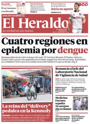 Cuatro regiones en epidemia por dengue