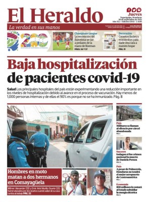 Baja hospitalización de pacientes covid-19
