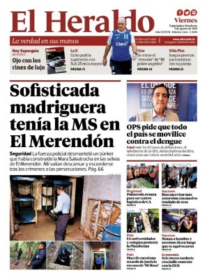 Sofisticada madriguera tenía la MS en El Merendón