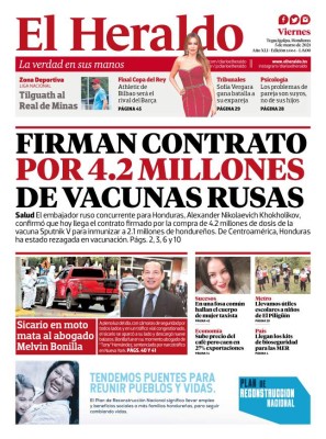 Firman contrato por 4.2 millones de vacunas rusas