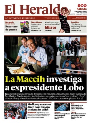 La Maccih investiga a expresidente Lobo