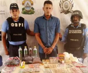Las autoridades registraron al menos 15 casos de negocios donde el detenido realizó compras con el dinero en cuestión. (Foto: DPI /El Heraldo Honduras/ Noticias de Honduras)