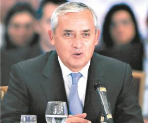 El presidente de Guatemala, Otto Pérez, llegará este miércoles al país para reunirse con JOH.