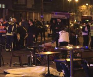 Imagen del atentado en Francia.