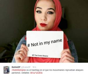 #NotInMyName fue lanzado por la Fundación Cambio activo de Londres, y pretende luchar contra la propagación del racismo y el rechazo a los musulmanes y sus creencias.
