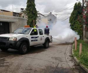 Los operativos de fumigación se han mantenido en barrios y colonias, pero no se está ingresando a las viviendas.