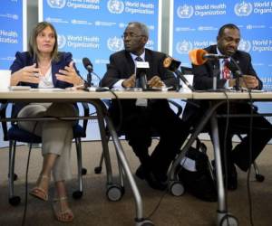 FILE PHOTO: World Health Organization (WHO) Director-General Tedros Adhanom Ghebreyesus attends a news conference in Geneva Switzerland July 3, 2020. Fabrice Coffrini/Pool via REUTERS/File Photo