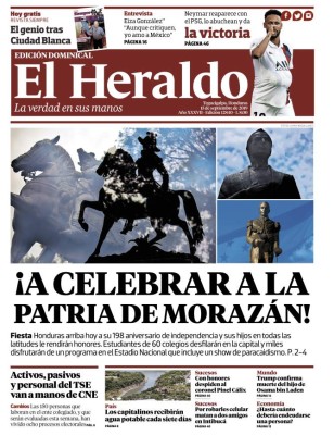 ¡A celebrar la patria de Morazán!