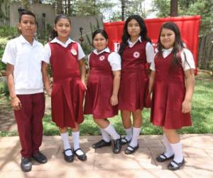 Los representantes de la Escuela República de Canadá. Foto: Emilio Flores/El HERALDO