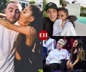 Con 27 años, Ariana Grande es considerada una de las estrellas pop más grandes del planeta. Su historial amoroso contiene caras famosas, algunas con las cuales ha colaborado, y algunos romances fugaces que nunca llegaron a nada. Fotos: cortesía.