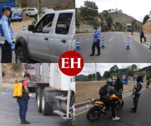 Intensos operativos se realizan en los principales ejes carreteros de la capital y el resto de país, para evitar el aumento en la propagación del Covid-19. FOTOS: David Romero/ EL HERALDO