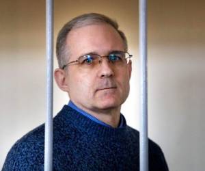 En esta imagen de archivo del 23 de agosto de 2019, Paul Whelan, un exmarine estadounidense que fue detenido por supuesto espionaje en Moscú el 28 de diciembre de 2018. Foto: AP
