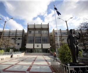 Oficinas de la Corte Suprema de Justicia en Tegucigalpa.