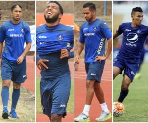 Santiago Vergara, Reiniery Mayorquín, Lucas Gómez y Kevin López están en la enfermería azul.