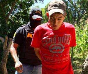 La Agencia Técnica de Investigación Criminal (ATIC) lograron capturar a Vásquez Pérez poco después del crimen cuando se escondía en una zona montañosa entre la Esperanza y Gracias, Lempira. (Foto: El Heraldo Honduras/ Noticias Honduras hoy)