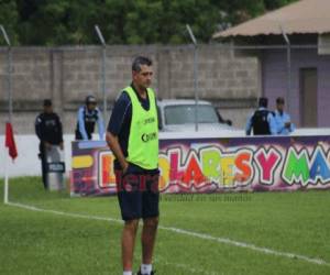 Diego Vásquez, entrenador del club capitalino Motagua.