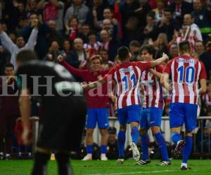 El Atlético de Madrid celebra después de anotar al Granada (Foto: AFP/ El Heraldo Honduras/ Noticias de Honduras)