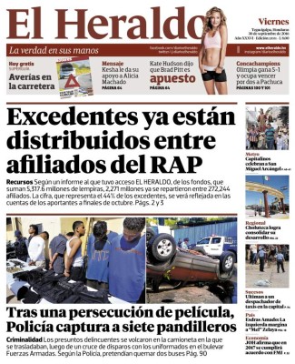 Excedentes ya están distribuidos entre afiliados del RAP