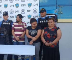 La familia pastoral fue detenida este jueves en Comayagua por fraude.