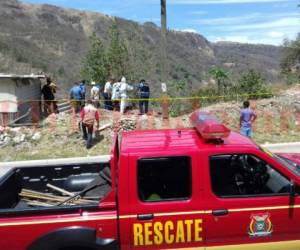 La víctima aún no ha sido identificada (Foto: Alex Pérez/ El Heraldo Honduras/ Noticias de Honduras)